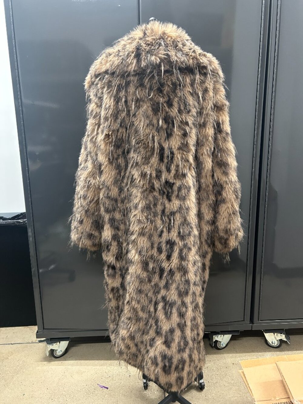 Nasty Gal Faux Fur Longline Coat - Picture 3 of 4